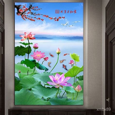 蓮花掛畫 迷迭香風水